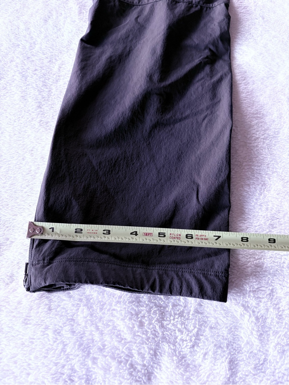 Salomon Windstopper Pants Black Outdoor Hiking Ski Trousers Cargo Pockets Sz 8 - Picture 13 of 13